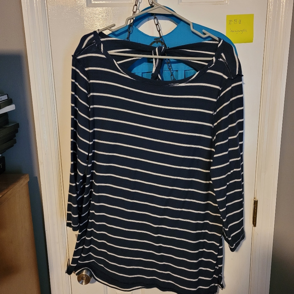 Never wore it after taking off the tags.